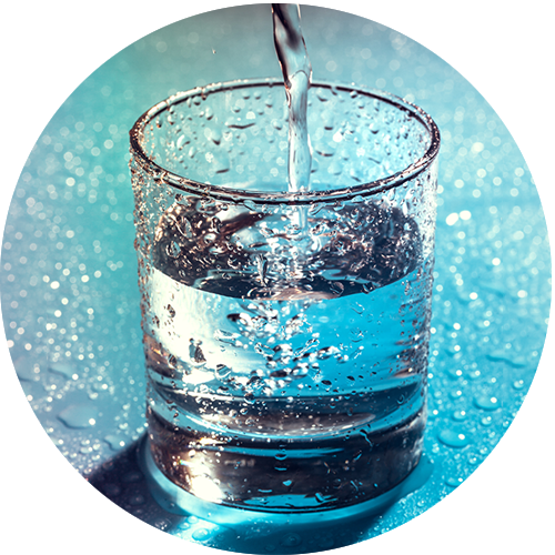 Photo d'un verre d'eau